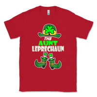 Red funny the aunt irish leprechaun st patricks day gift t shirt Classic Tee - lanVoArt