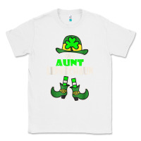 White funny the aunt irish leprechaun st patricks day gift t shirt Classic Tee - lanVoArt