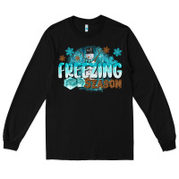 Black freezing season Long Sleeve Tee - CowGirlArtShop