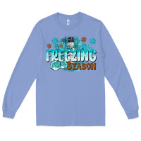 Colony Blue freezing season Long Sleeve Tee - CowGirlArtShop