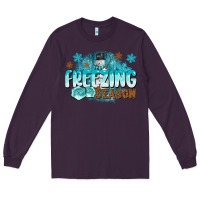 Plum freezing season Long Sleeve Tee - CowGirlArtShop