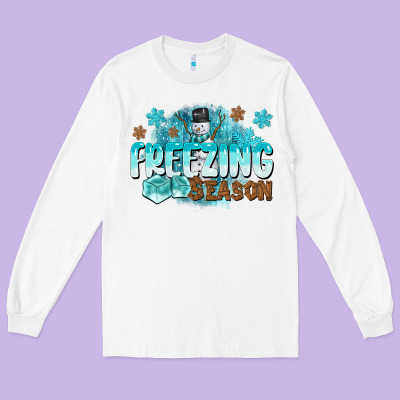 Freezing Season Long Sleeve Tee Designed By Cowgirlartshop