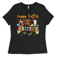 Black happy easter heifers Ladies Tee - Artiststas