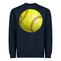 Navy softball Heavyweight Sweatshirt - FaDigitalArtStudio