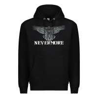 Black Hot Trend Raven Nevermore Poetry Halloween Edgar Allan Poe Premium Hoodie - lanVoArt