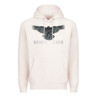 Pale Pink Hot Trend Raven Nevermore Poetry Halloween Edgar Allan Poe Premium Hoodie - lanVoArt