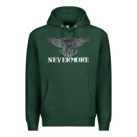 Sports Green Hot Trend Raven Nevermore Poetry Halloween Edgar Allan Poe Premium Hoodie - lanVoArt