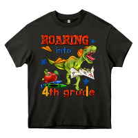 Asphalt roaring into 4th grade Heavy Core Tee - BundleAndBundleShop
