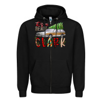 Black Its Beaut Clark Zipper Hoodie - CowhideDigitalArt