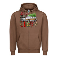 Chestnut Its Beaut Clark Zipper Hoodie - CowhideDigitalArt