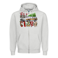 Dove Grey Its Beaut Clark Zipper Hoodie - CowhideDigitalArt