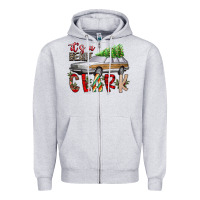 Heather Grey Its Beaut Clark Zipper Hoodie - CowhideDigitalArt