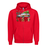 Red Its Beaut Clark Zipper Hoodie - CowhideDigitalArt