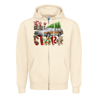 Sandshell Its Beaut Clark Zipper Hoodie - CowhideDigitalArt