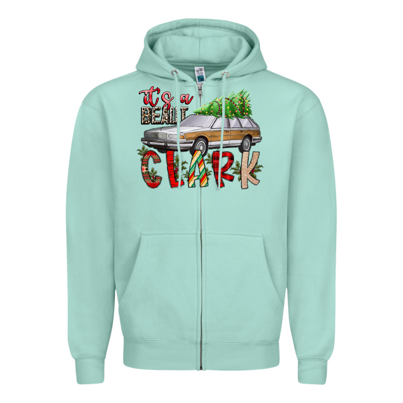 Its Beaut Clark Zipper Hoodie by CowhideDigitalArt | Teevron