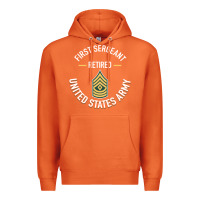 Carrot first sergeant 1sg retired army military retirement gifts long sleeve Premium Hoodie - lanVoArt