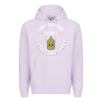 Lilac first sergeant 1sg retired army military retirement gifts long sleeve Premium Hoodie - lanVoArt