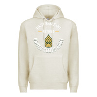 Oatmeal Heather first sergeant 1sg retired army military retirement gifts long sleeve Premium Hoodie - lanVoArt