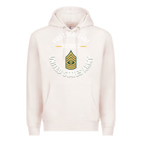 Pale Pink first sergeant 1sg retired army military retirement gifts long sleeve Premium Hoodie - lanVoArt