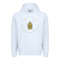 White first sergeant 1sg retired army military retirement gifts long sleeve Premium Hoodie - lanVoArt