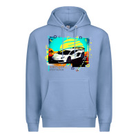 Colony Blue Lam borghini Aventador SVJ gift Premium Hoodie - lanVoArt