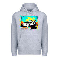 Heather Grey Lam borghini Aventador SVJ gift Premium Hoodie - lanVoArt