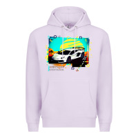 Lilac Lam borghini Aventador SVJ gift Premium Hoodie - lanVoArt