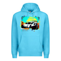 Ocean Blue Lam borghini Aventador SVJ gift Premium Hoodie - lanVoArt