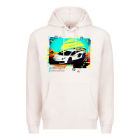 Pale Pink Lam borghini Aventador SVJ gift Premium Hoodie - lanVoArt