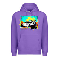 Purple Lam borghini Aventador SVJ gift Premium Hoodie - lanVoArt