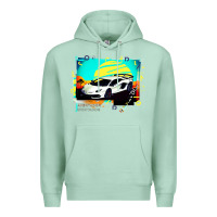 Seafoam Lam borghini Aventador SVJ gift Premium Hoodie - lanVoArt