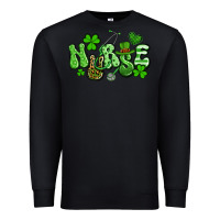 Black nurse st patrick's day Premium Sweatshirt - Artiststas