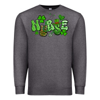 Charcoal Heather nurse st patrick's day Premium Sweatshirt - Artiststas