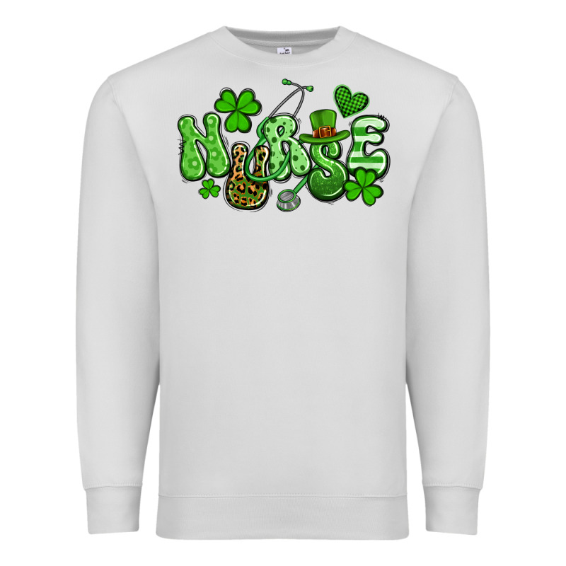 Nurse St Patrick's Day Premium Sweatshirt by Artiststas | Teevron