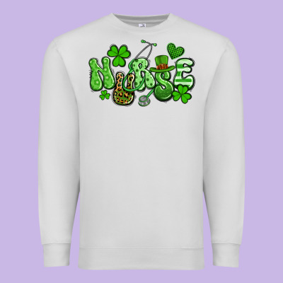Nurse St Patrick's Day Premium Sweatshirt Designed By Artiststas