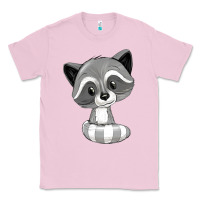 Bubblegum Pink raccoon Classic Tee - texasbilliewilder