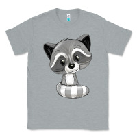 Heather Grey raccoon Classic Tee - texasbilliewilder