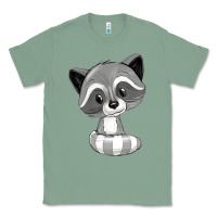 Sage raccoon Classic Tee - texasbilliewilder