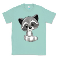 Seafoam raccoon Classic Tee - texasbilliewilder