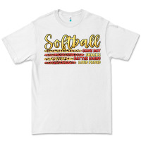 White softball game day Premium Tee - Artiststas