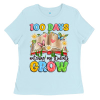 Baby Blue 100 days watching my students grow Ladies Tee - Artiststas