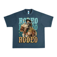 Midnight Navy Rodeo kid Cowboy midilli horse Urban Heavy Tee - HowdyJamesFarm