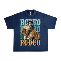 Navy Rodeo kid Cowboy midilli horse Urban Heavy Tee - HowdyJamesFarm