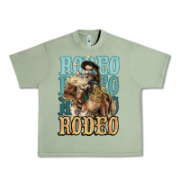 Oil Green Rodeo kid Cowboy midilli horse Urban Heavy Tee - HowdyJamesFarm