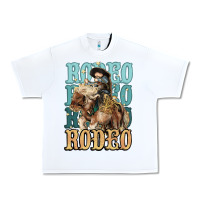White Rodeo kid Cowboy midilli horse Urban Heavy Tee - HowdyJamesFarm