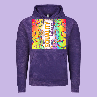 Equality Hurts No One Vintage Hoodie Designed By Tumblerdesignbyshophia