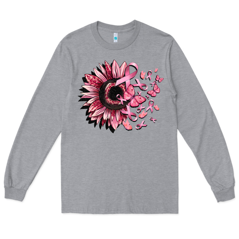 Cancer Sunflower Long Sleeve Tee by CowGirlArtShop | Teevron