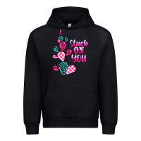 Black stuck on you cactus Urban Hoodie - BarkalooDesign