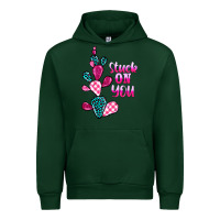 Foreset Green stuck on you cactus Urban Hoodie - BarkalooDesign