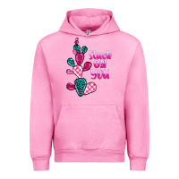 Fuchsia Pink stuck on you cactus Urban Hoodie - BarkalooDesign